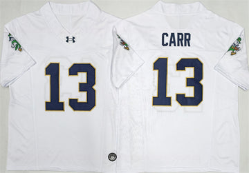Riley Leonard Notre Dame Fighting Irish white Limited jersey