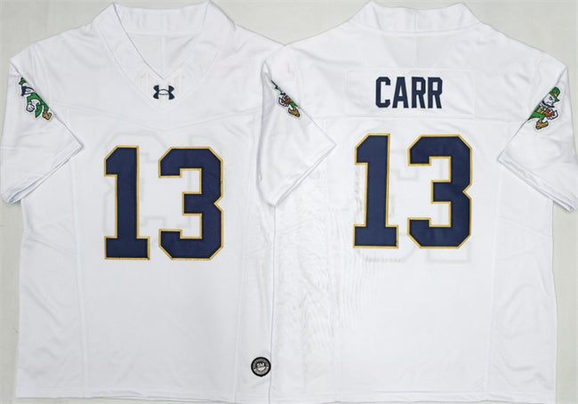 Riley Leonard Notre Dame Fighting Irish white Limited jersey