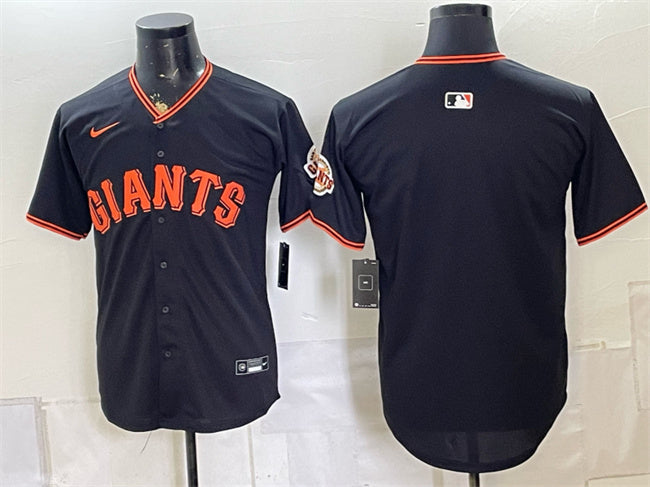 Custom San Francisco Giants black Limited jersey