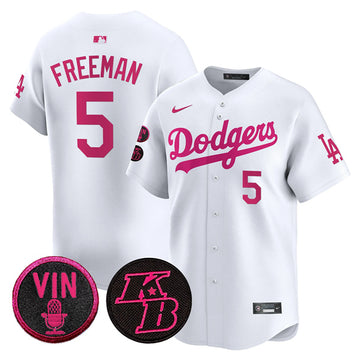 Freddie Freeman Los Angeles Dodgers white Vapor jersey