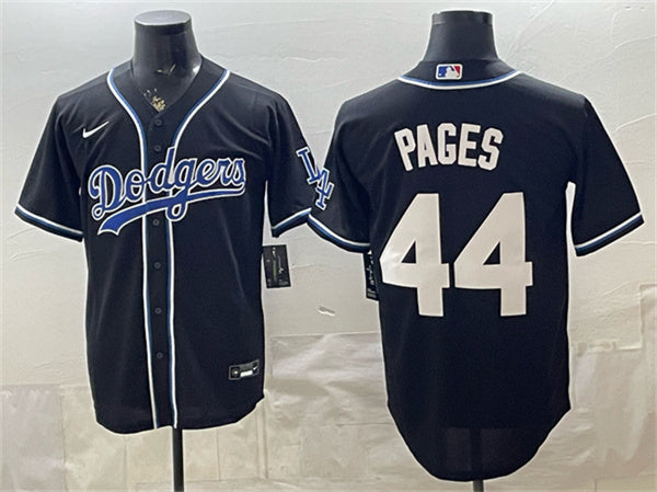 Andy Pages Los Angeles Dodgers black jersey