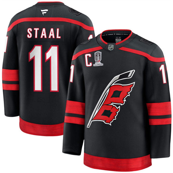 Jordan Staal Carolina Hurricanes black Home jersey