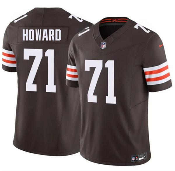 Tytus Howard Cleveland Browns brown Vapor jersey