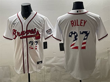 Austin Riley Atlanta Braves white Home jersey