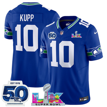 Cooper Kupp Seattle Seahawks royal Vapor jersey