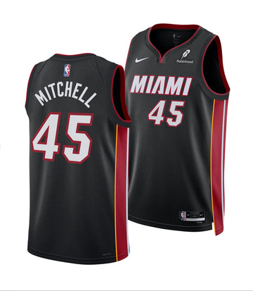 Davion Mitchell Miami Heat black jersey