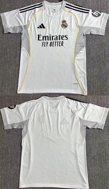 Custom Real Madrid white Home jersey