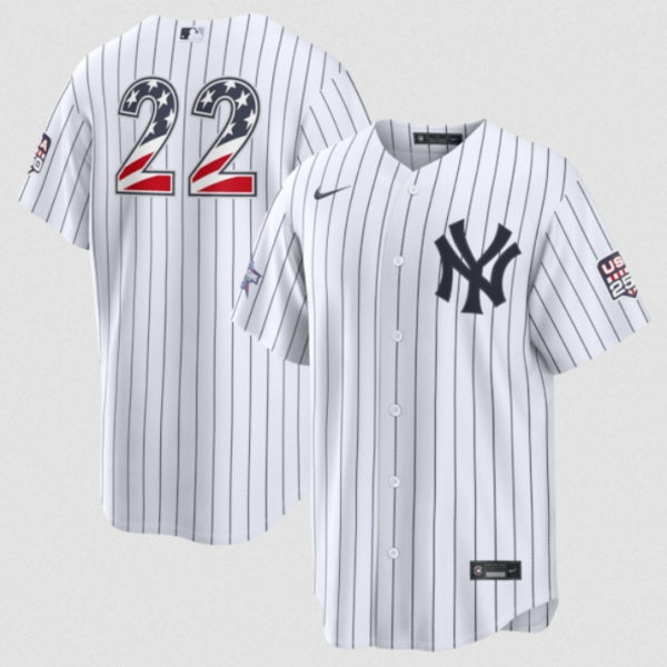 Ben Rice New York Yankees white All-Star jersey