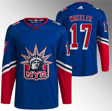 Blake Wheeler New York Rangers blue Reverse Retro jersey