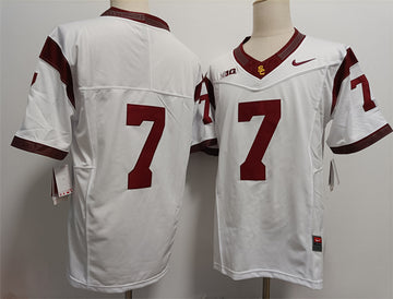Miller Moss USC Trojans white jersey