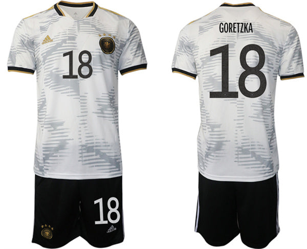 Goretzka Germany National Team white Home jersey