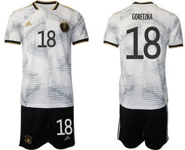 Goretzka Germany National Team white Home jersey
