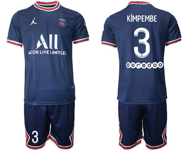 Kimpembe Paris Saint-Germain blue jersey
