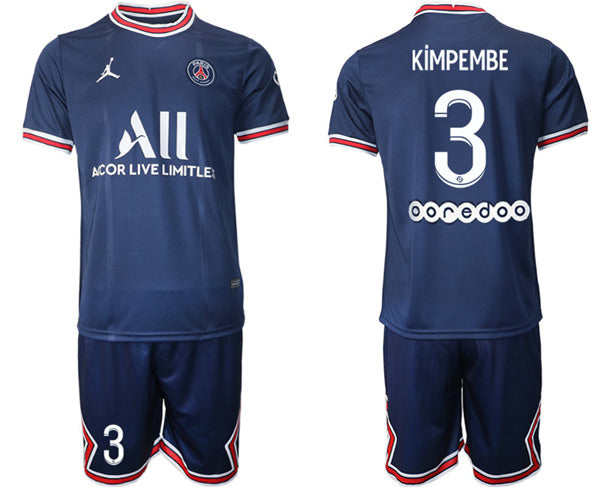 Kimpembe Paris Saint-Germain blue jersey