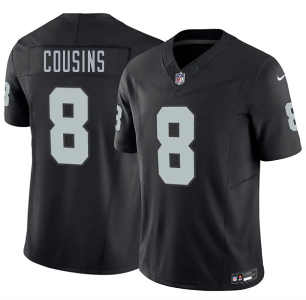 Kirk Cousins Las Vegas Raiders black Vapor jersey