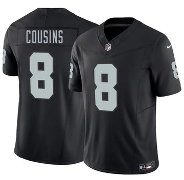 Kirk Cousins Las Vegas Raiders black Vapor jersey