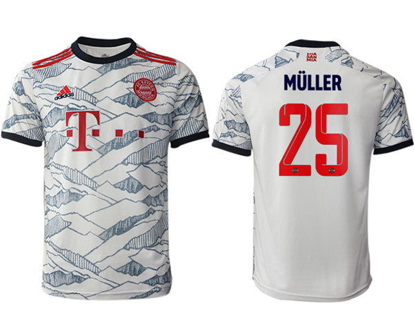 Thomas Müller Bayern Munich white Away jersey