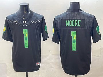 Dakorien Moore Oregon Ducks black Vapor jersey