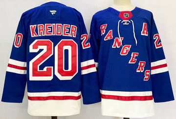 Chris Kreider New York Rangers royal Home jersey