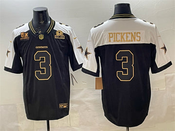 George Pickens Dallas Cowboys black Vapor jersey