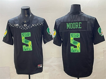 Dakorien Moore Oregon Ducks black Vapor jersey