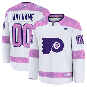 Custom Philadelphia Flyers white jersey