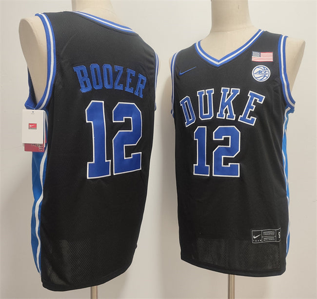 Cameron Boozer Duke Blue Devils black jersey