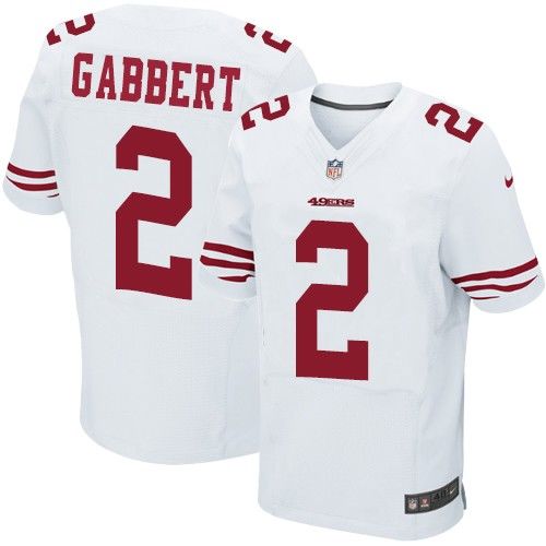 Blaine Gabbert San Francisco 49ers white Elite jersey