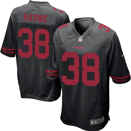Jarryd Hayne San Francisco 49ers black Elite jersey