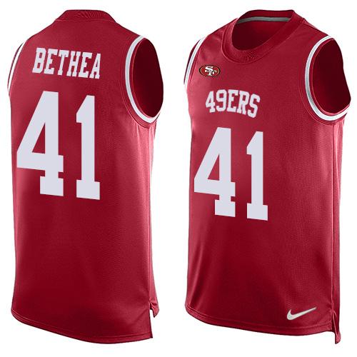 Antoine Bethea San Francisco 49ers red jersey