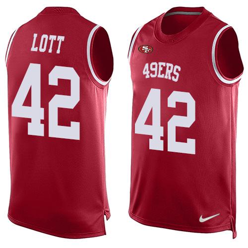 Ronnie Lott San Francisco 49ers red jersey