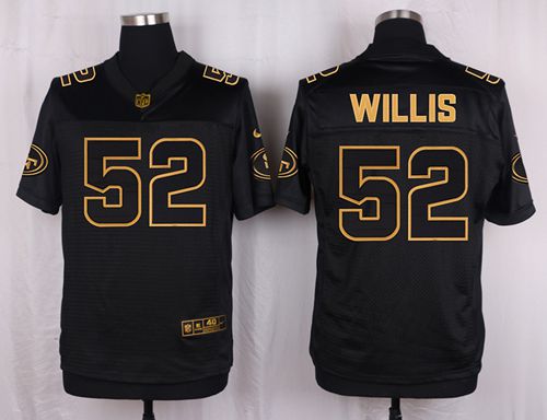 Patrick Willis San Francisco 49ers black Gold Collection jersey