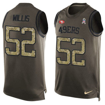 Patrick Willis San Francisco 49ers green Salute To Service jersey