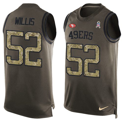 Patrick Willis San Francisco 49ers green Salute To Service jersey