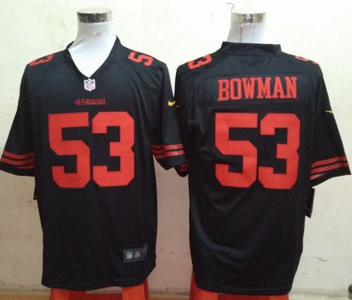 NaVorro Bowman San Francisco 49ers black Game jersey