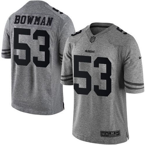 NaVorro Bowman San Francisco 49ers gray jersey