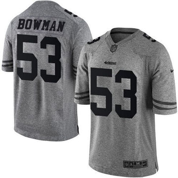 NaVorro Bowman San Francisco 49ers gray jersey