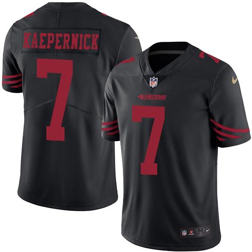 Colin Kaepernick San Francisco 49ers black jersey
