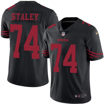 Joe Staley San Francisco 49ers black jersey