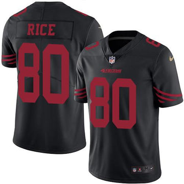 Jerry Rice San Francisco 49ers black jersey