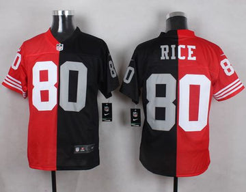 Jerry Rice San Francisco 49ers red-black jersey