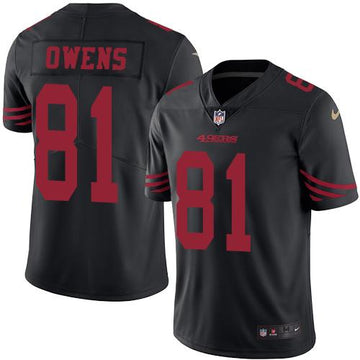 Terrell Owens San Francisco 49ers black jersey