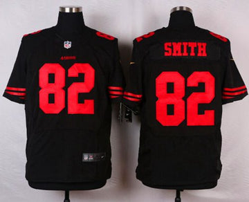 Torrey Smith San Francisco 49ers black Elite jersey