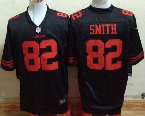 Torrey Smith San Francisco 49ers black Game jersey