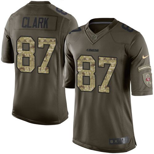 Dwight Clark San Francisco 49ers green Salute To Service jersey
