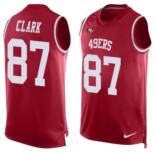Dwight Clark San Francisco 49ers red jersey
