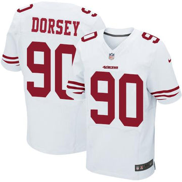 Glenn Dorsey San Francisco 49ers white Elite jersey