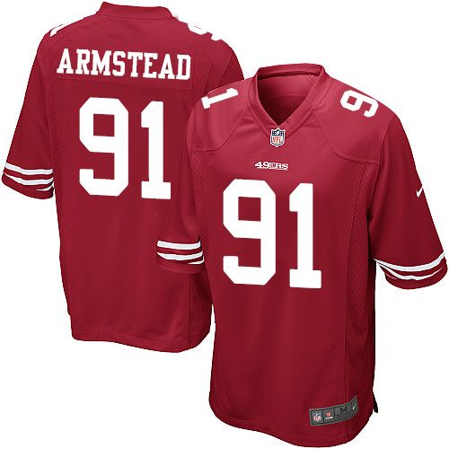 Arik Armstead San Francisco 49ers red Elite jersey