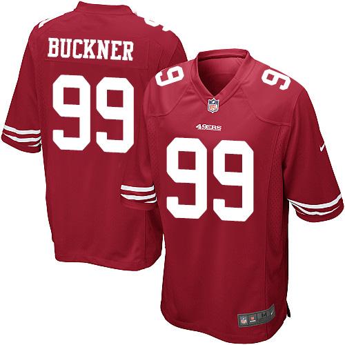 DeForest Buckner San Francisco 49ers red Elite jersey