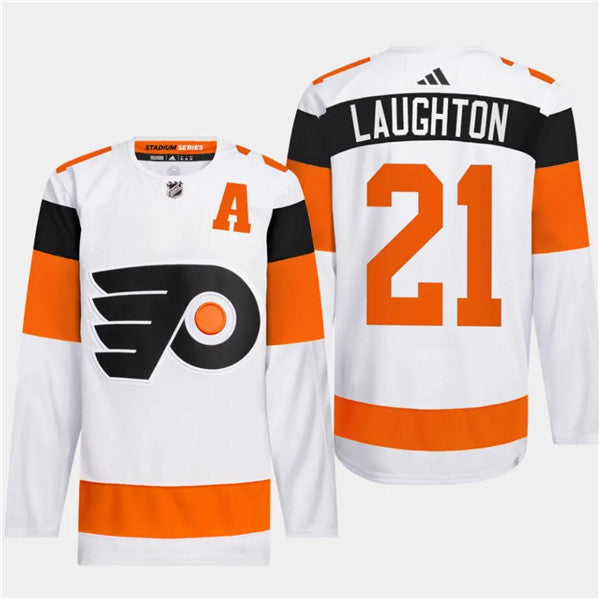 Scott Laughton Philadelphia Flyers white Stadium Series jersey